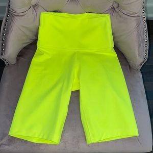 TNA neon bike shorts